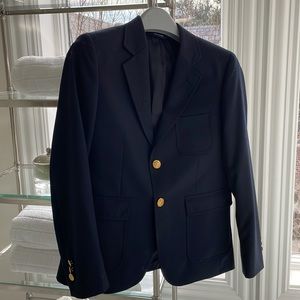 Brooks Brothers boys 2-button navy blazer.  Like new!Size 12